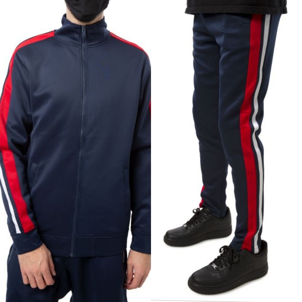 🎊1.3  Striped track suit